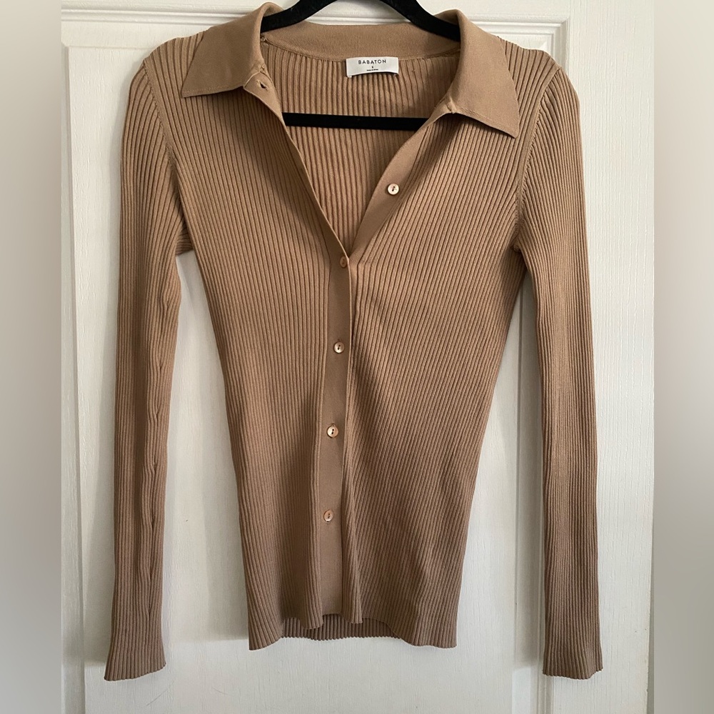 Babaton long sleeve button up